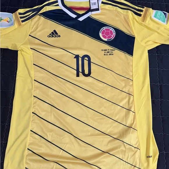 adidas Yellow Soccer Jersey - Picture 2 of 5